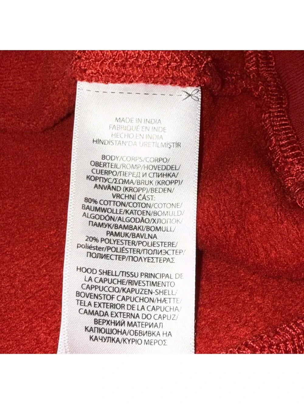 Polo Ralph Lauren Youth Boys L 14 Red Pullover Hoodie Logo Fleece Preppy Plaid